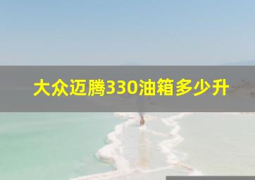 大众迈腾330油箱多少升