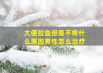 大便拉血但是不疼什么原因男性怎么治疗