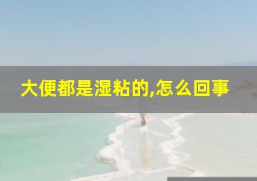 大便都是湿粘的,怎么回事