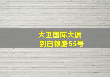 大卫国际大厦到白银路55号