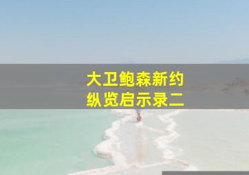 大卫鲍森新约纵览启示录二