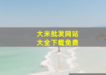 大米批发网站大全下载免费