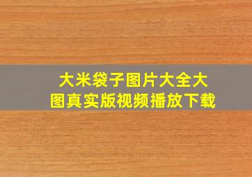 大米袋子图片大全大图真实版视频播放下载