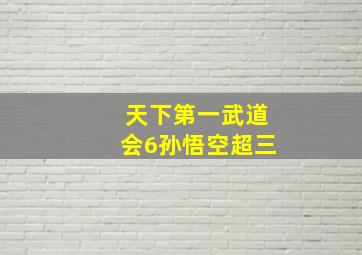 天下第一武道会6孙悟空超三