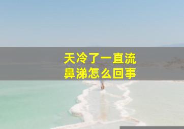 天冷了一直流鼻涕怎么回事