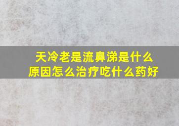 天冷老是流鼻涕是什么原因怎么治疗吃什么药好