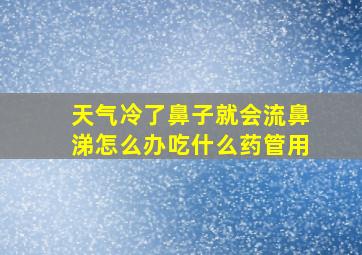 天气冷了鼻子就会流鼻涕怎么办吃什么药管用