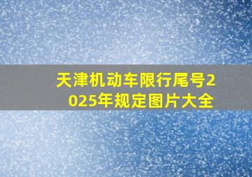 天津机动车限行尾号2025年规定图片大全