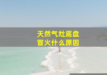 天然气灶底盘冒火什么原因