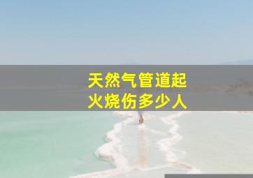 天然气管道起火烧伤多少人