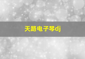 天路电子琴dj