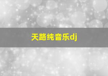 天路纯音乐dj