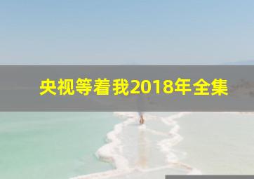 央视等着我2018年全集