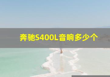 奔驰S400L音响多少个