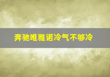 奔驰唯雅诺冷气不够冷