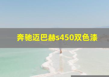 奔驰迈巴赫s450双色漆