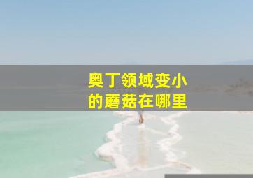 奥丁领域变小的蘑菇在哪里