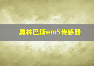 奥林巴斯em5传感器