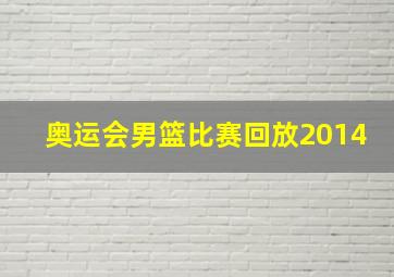 奥运会男篮比赛回放2014