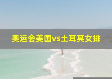 奥运会美国vs土耳其女排