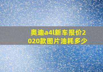 奥迪a4l新车报价2020款图片油耗多少