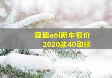 奥迪a6l新车报价2020款40动感