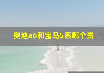 奥迪a6和宝马5系哪个贵