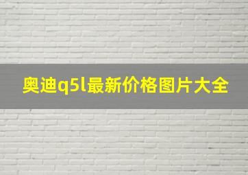 奥迪q5l最新价格图片大全