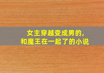 女主穿越变成男的,和魔王在一起了的小说