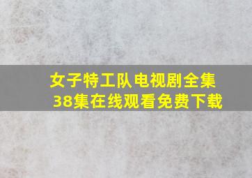 女子特工队电视剧全集38集在线观看免费下载