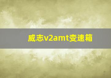 威志v2amt变速箱