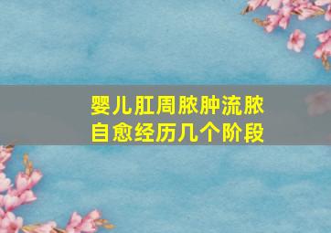 婴儿肛周脓肿流脓自愈经历几个阶段