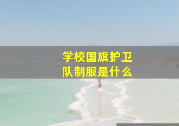 学校国旗护卫队制服是什么