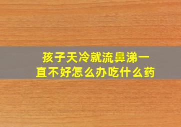 孩子天冷就流鼻涕一直不好怎么办吃什么药