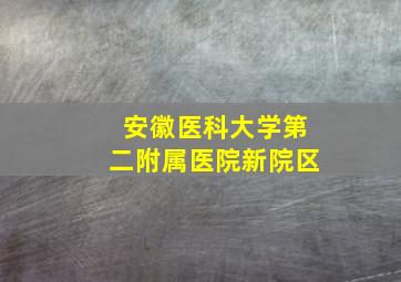 安徽医科大学第二附属医院新院区