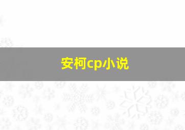 安柯cp小说