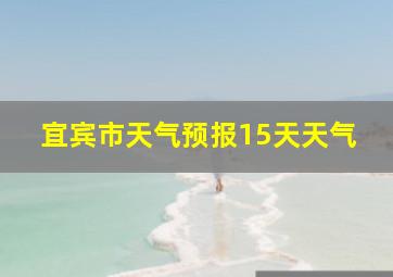 宜宾市天气预报15天天气