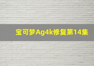 宝可梦Ag4k修复第14集