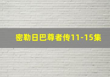 密勒日巴尊者传11-15集