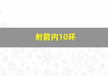 射箭内10环