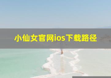 小仙女官网ios下载路径