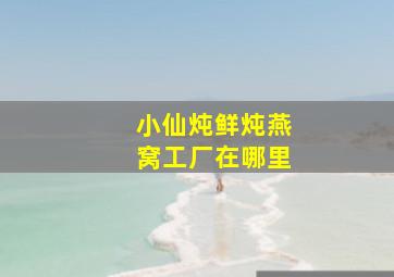 小仙炖鲜炖燕窝工厂在哪里