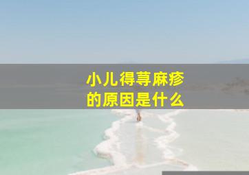 小儿得荨麻疹的原因是什么