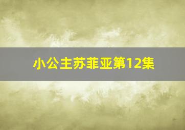 小公主苏菲亚第12集