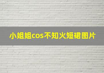 小姐姐cos不知火短裙图片