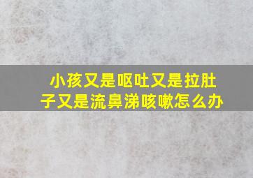 小孩又是呕吐又是拉肚子又是流鼻涕咳嗽怎么办