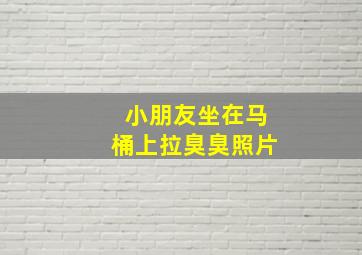 小朋友坐在马桶上拉臭臭照片