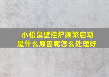 小松鼠壁挂炉频繁启动是什么原因呢怎么处理好