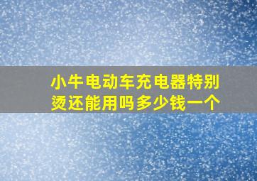 小牛电动车充电器特别烫还能用吗多少钱一个