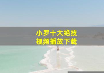 小罗十大绝技视频播放下载